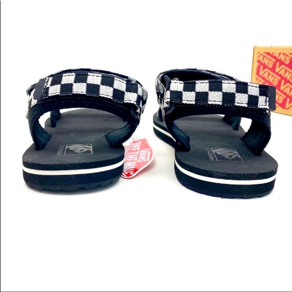VANS Tri-Lock Check Print Sandals - Picture 4 of 12